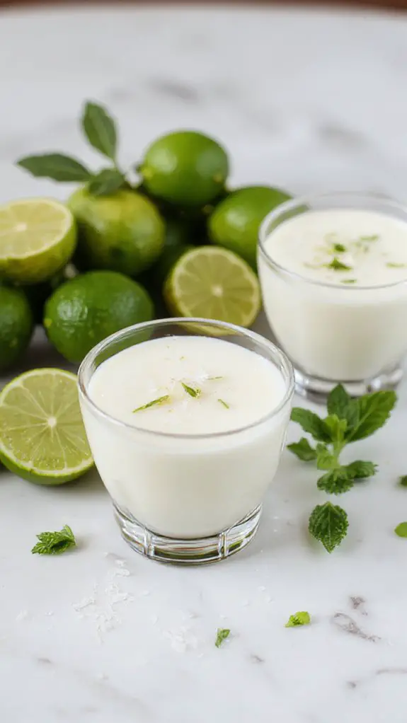 creamy tropical citrus dessert