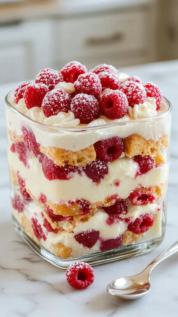 decadent white chocolate dessert