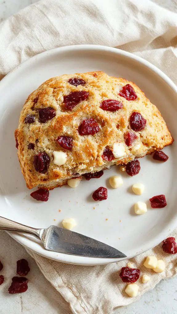 flaky buttery cranberry bliss