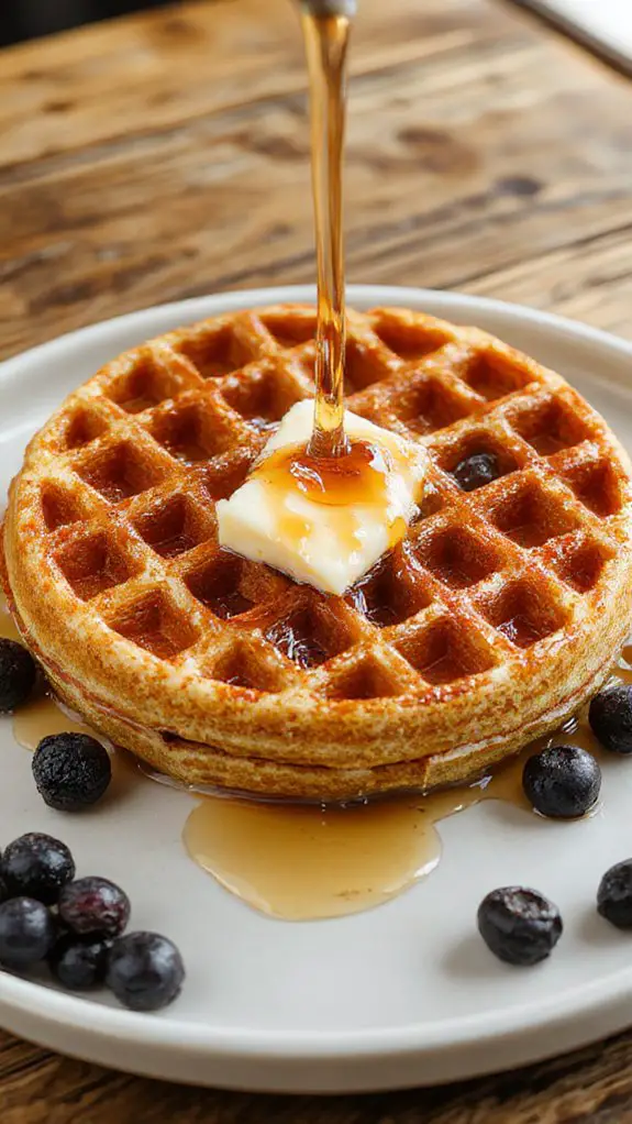 fluffy crispy waffle perfection