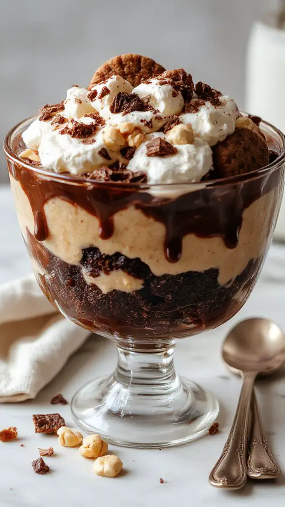 high calorie dessert indulgence