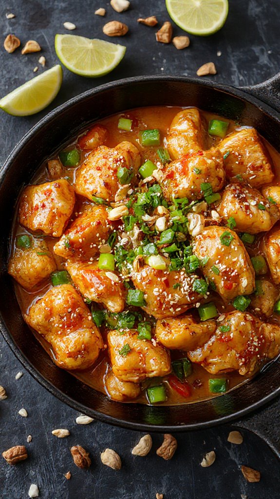 peanut butter chicken dish