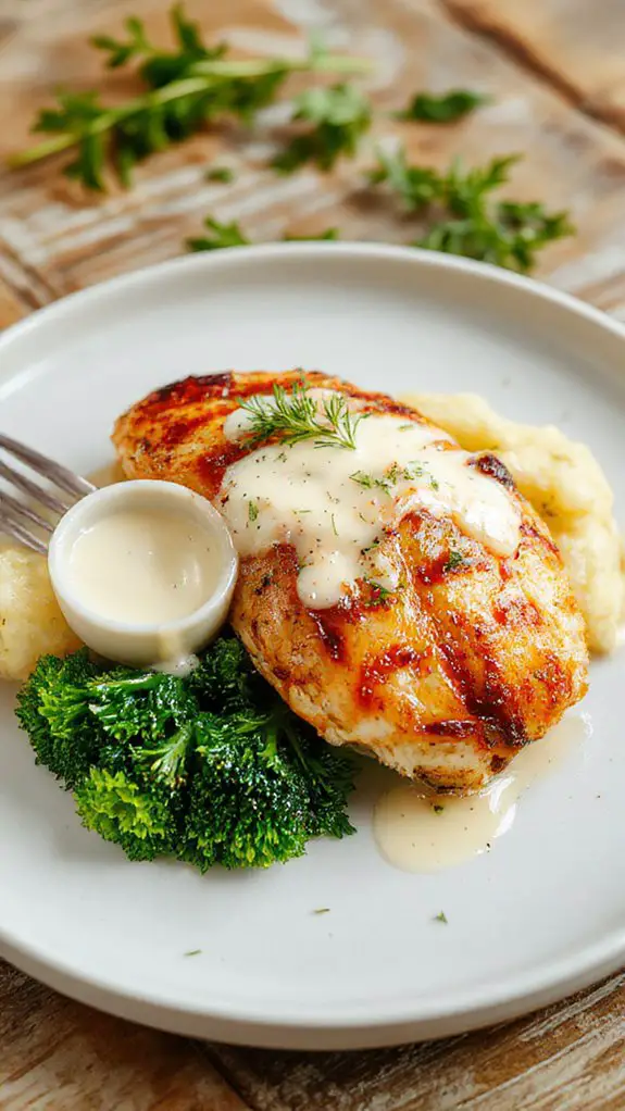 quick creamy ranch chicken