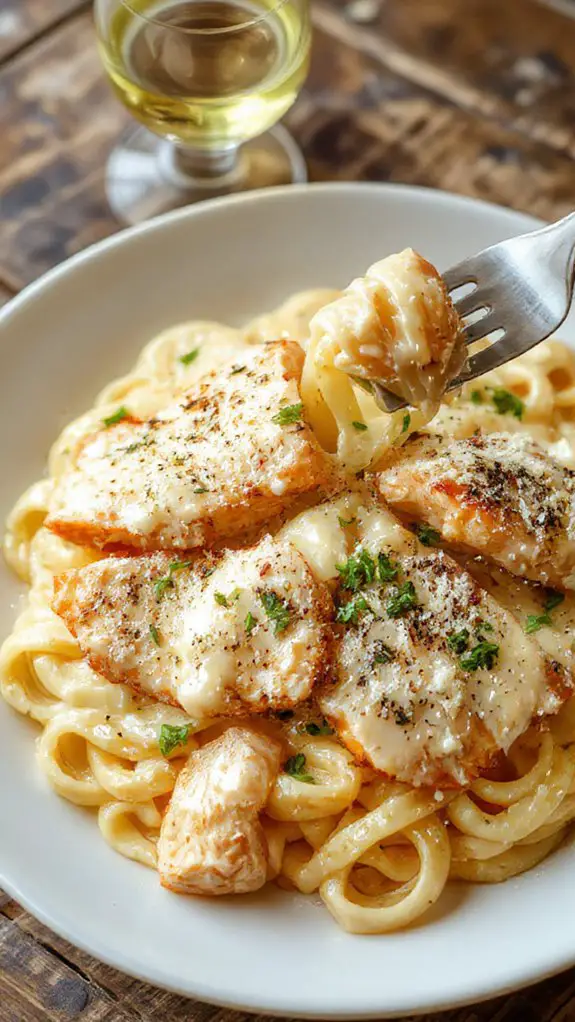rich creamy high calorie dish