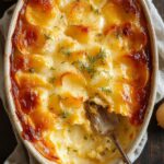 seasonal layered vegetable bake