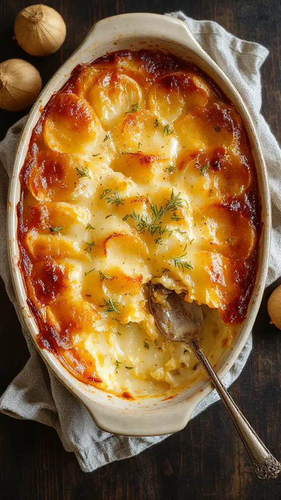seasonal layered vegetable bake