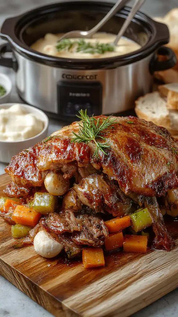 slow cooked beef dish
