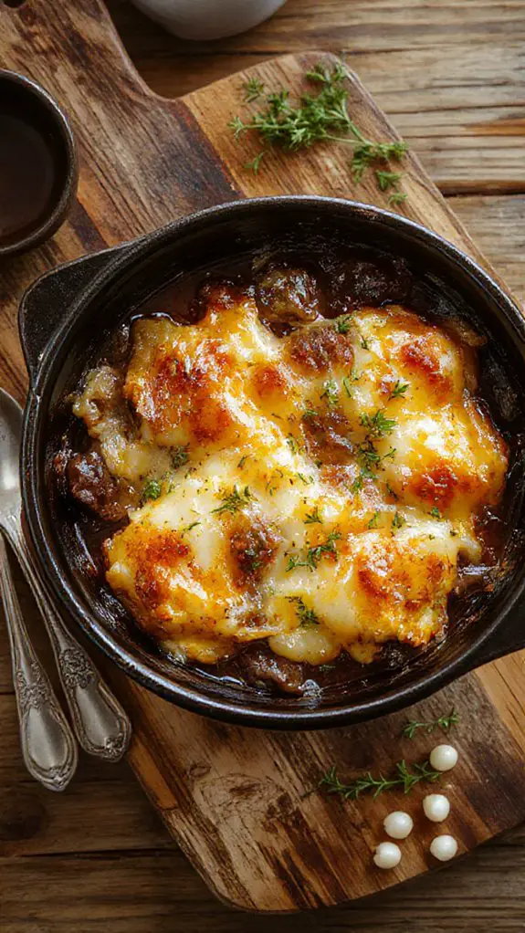 slow cooked caramelized beef casserole