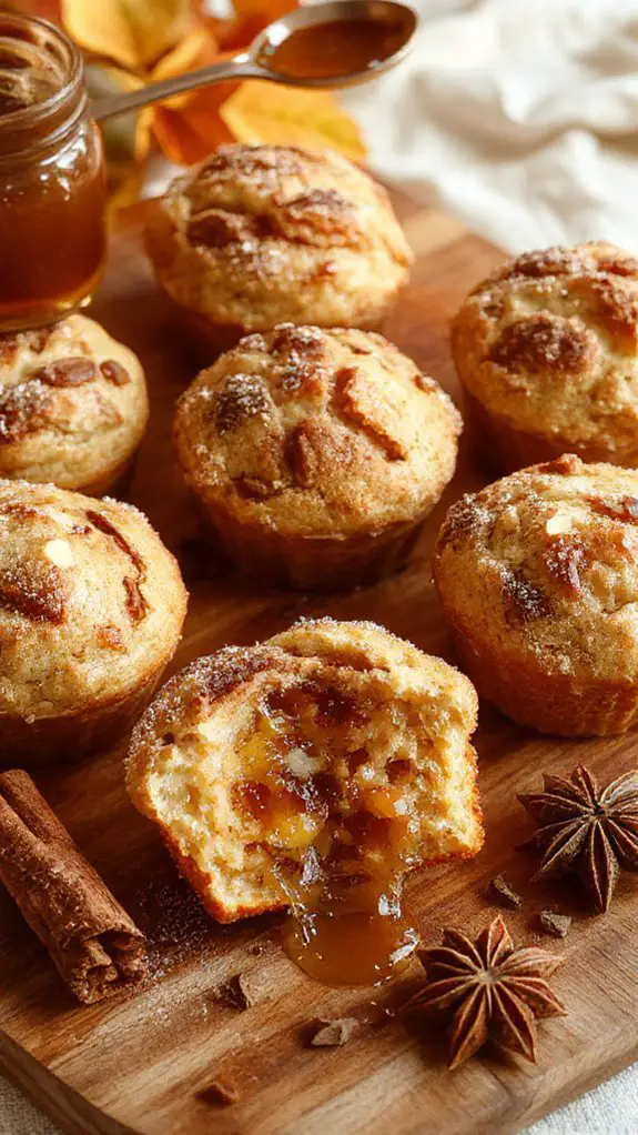 spiced apple cider muffins