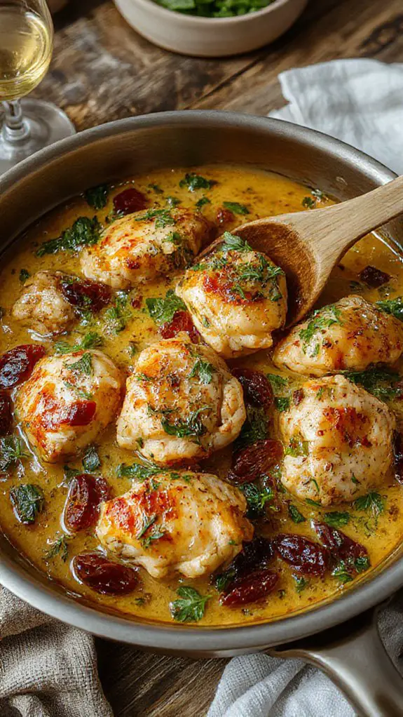 sprinkle basil before serving