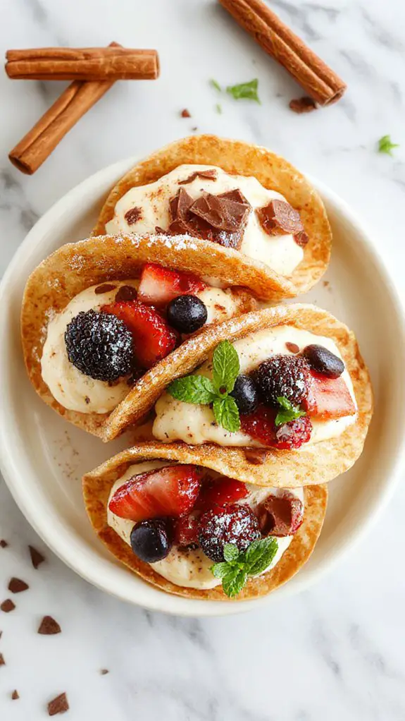 sweet dessert fusion creation