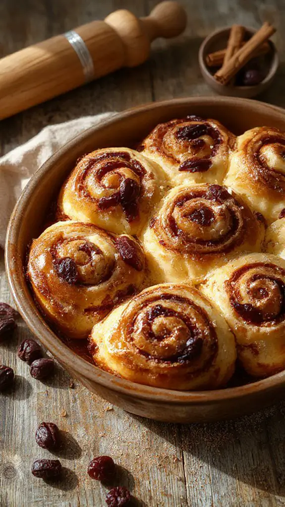 sweet spiced pastry swirls
