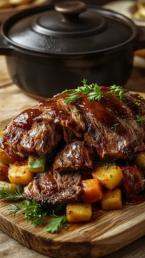 tender slow cooked roast