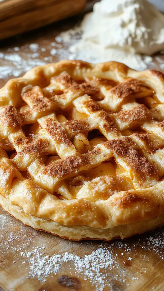 traditional baked dessert creation