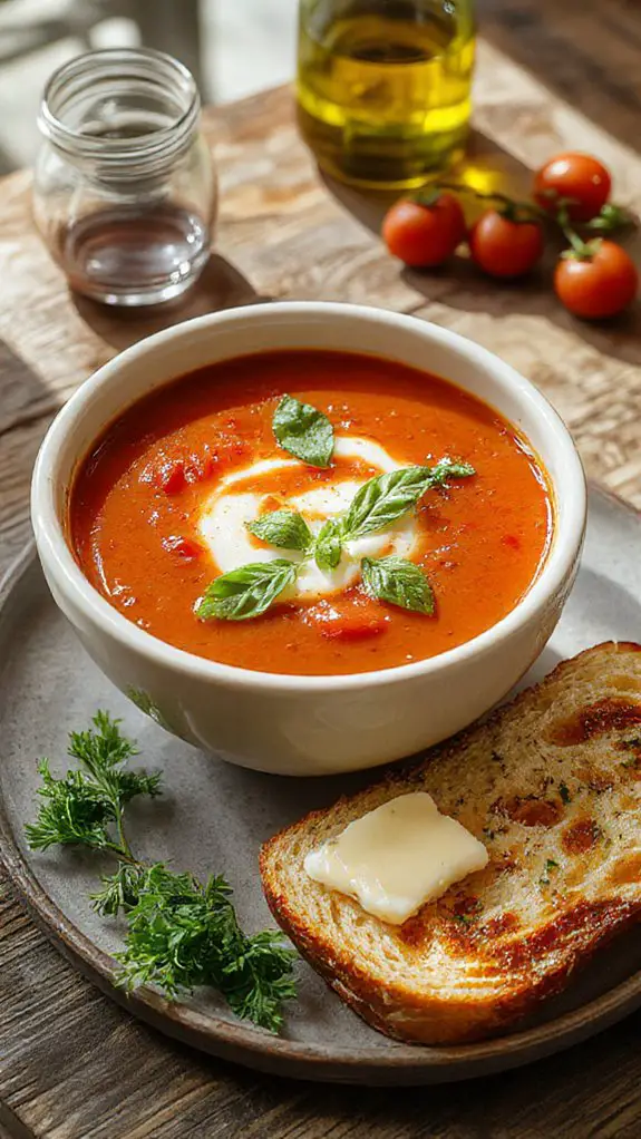 velvety homemade tomato soup