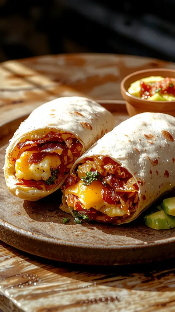 breakfast burrito nutrition facts