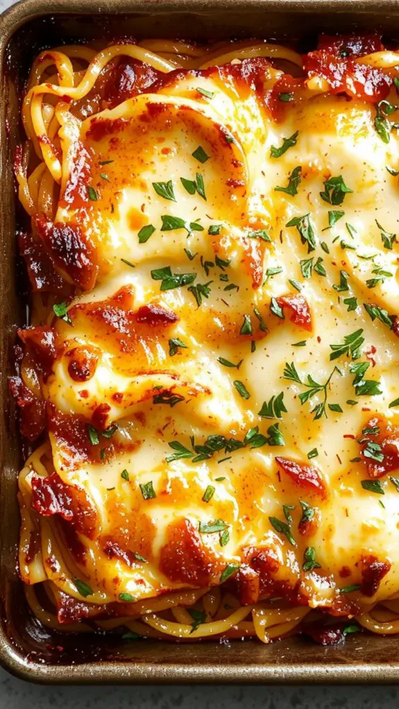 cheesy italian pasta bake