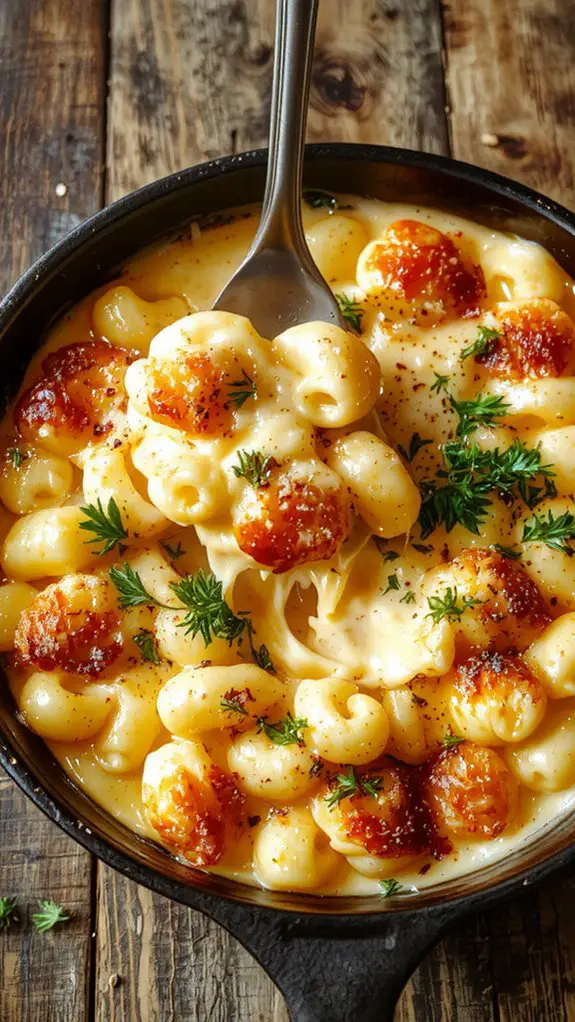 creamy cheesy gourmet comfort