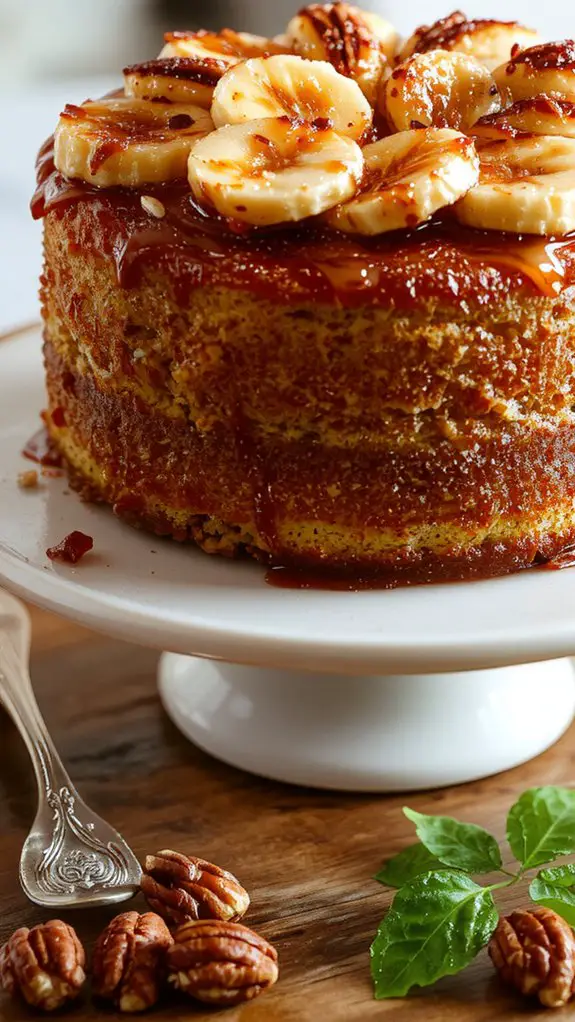 easy moist banana dessert