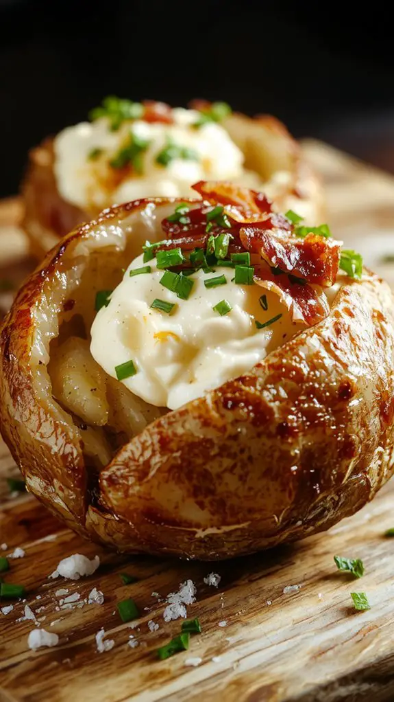 endlessly customizable baked potatoes