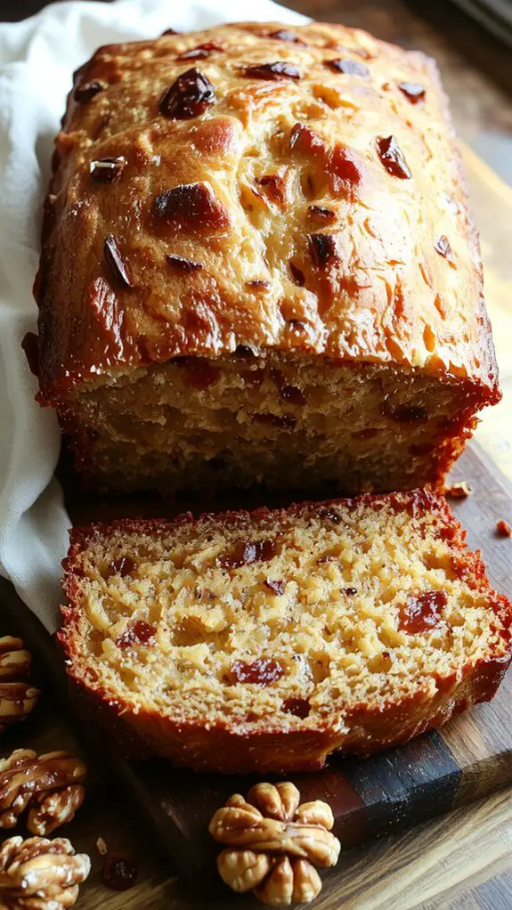 high calorie banana bread