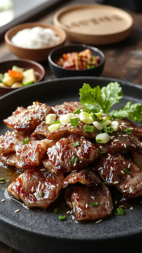 korean marinated beef dish