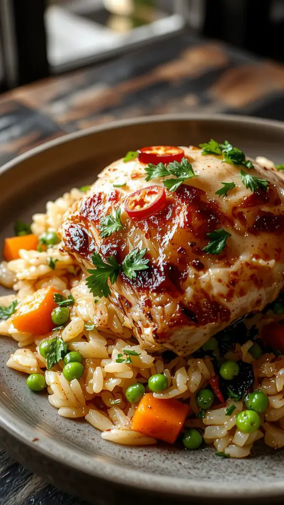 one pot chicken rice