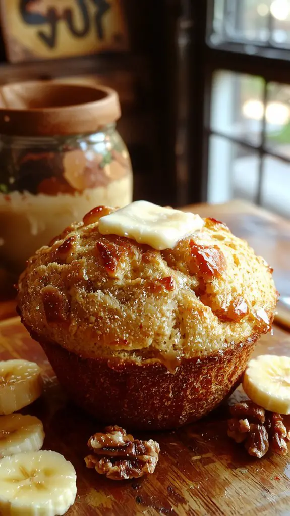 perfectly moist banana muffins