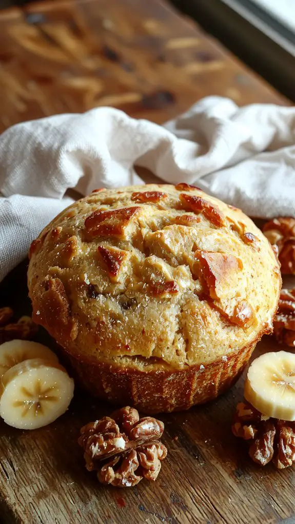 perfectly moist banana muffins