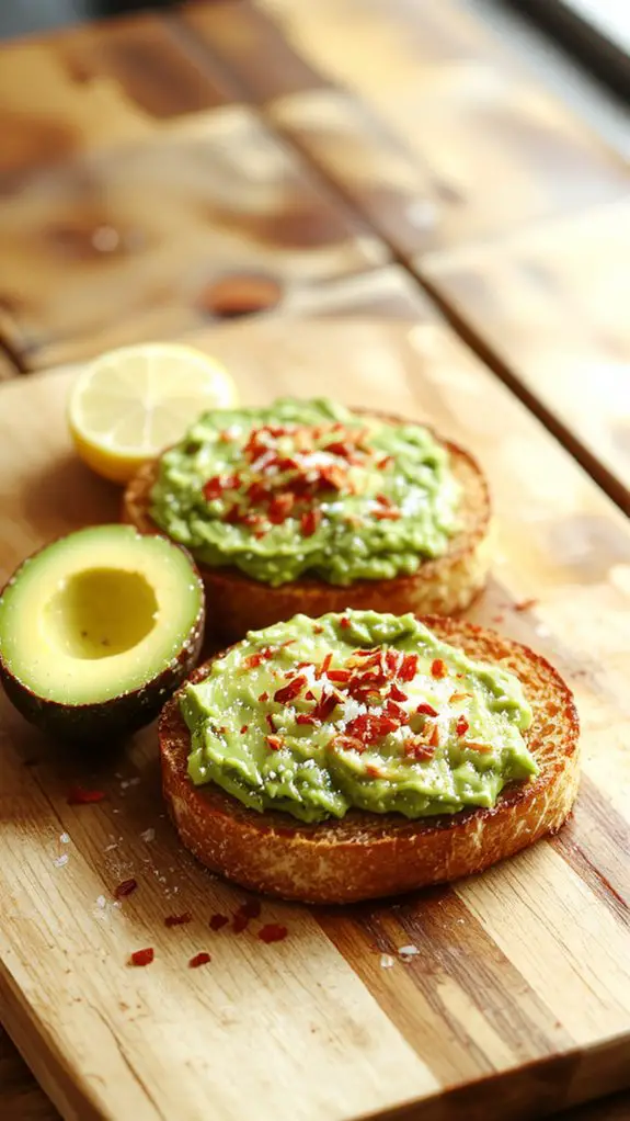 premium avocado toast ingredients