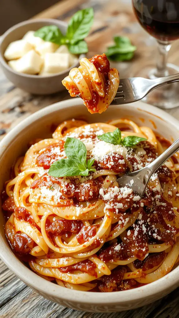 rich tomato meat sauce