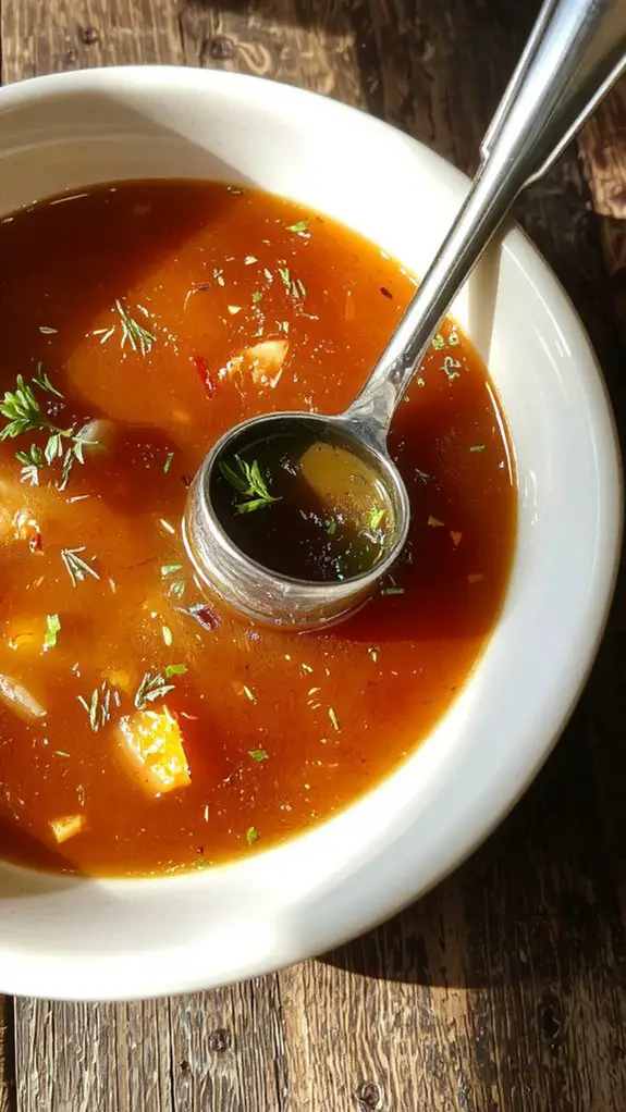 roast simmer skim flavor