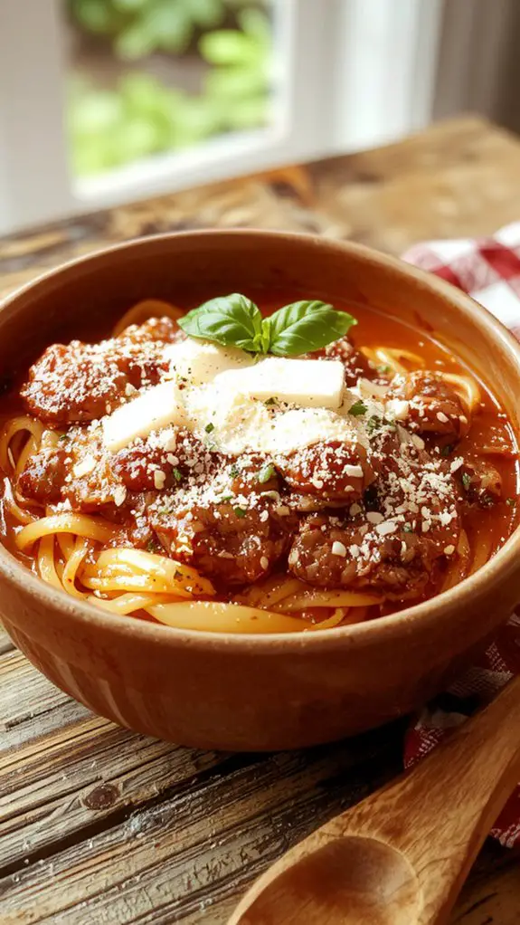 slow cooked italian bolognese