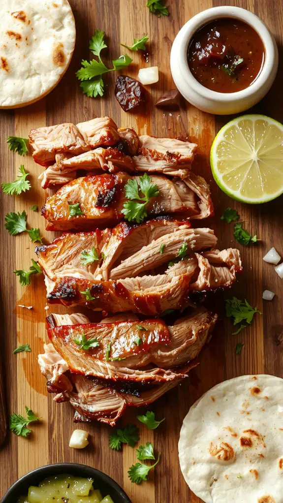 slow cooked pork shoulder