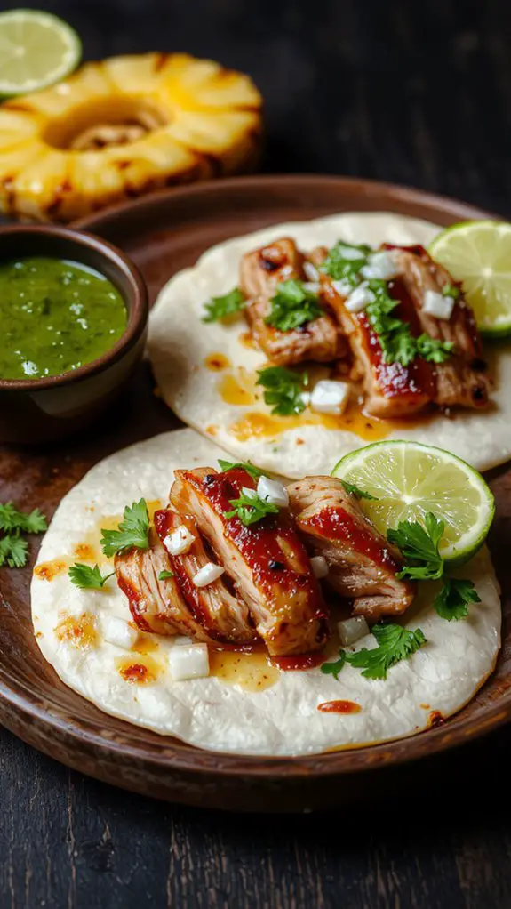 slow roasted marinated pork