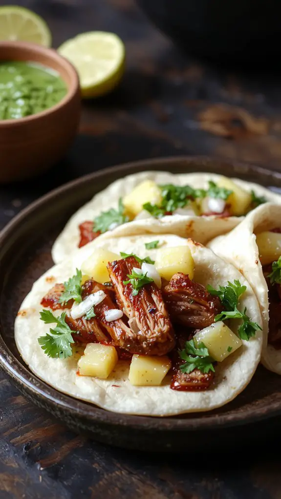 spicy marinated pork skewers