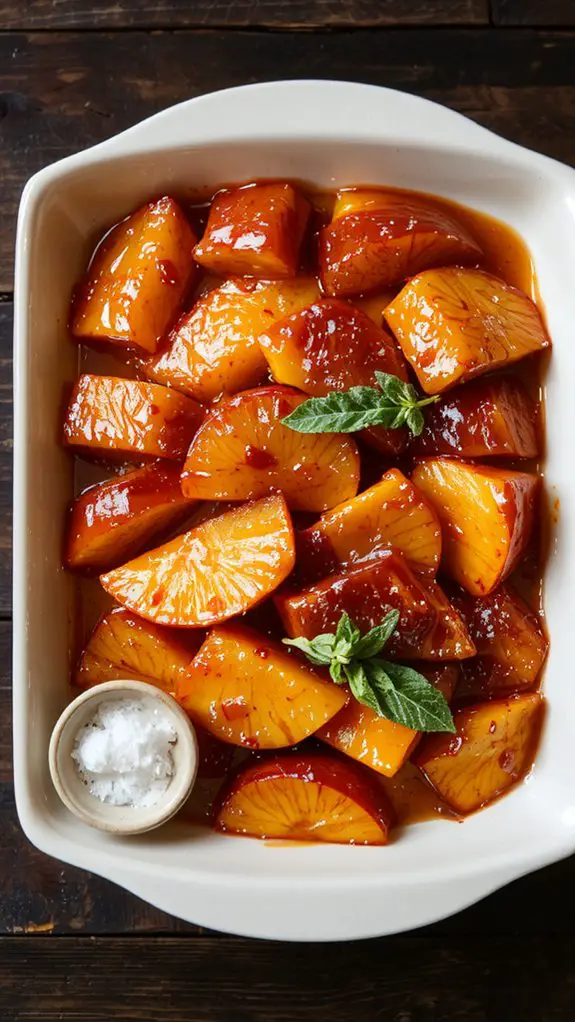 sweet baked yam dish