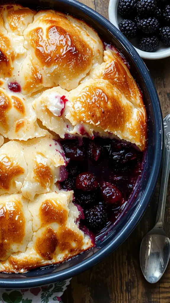 sweet berry dessert dish