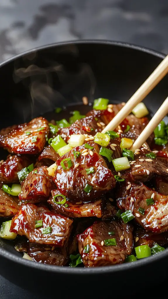 sweet savory korean beef
