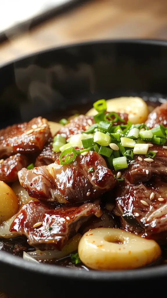 sweet savory korean beef