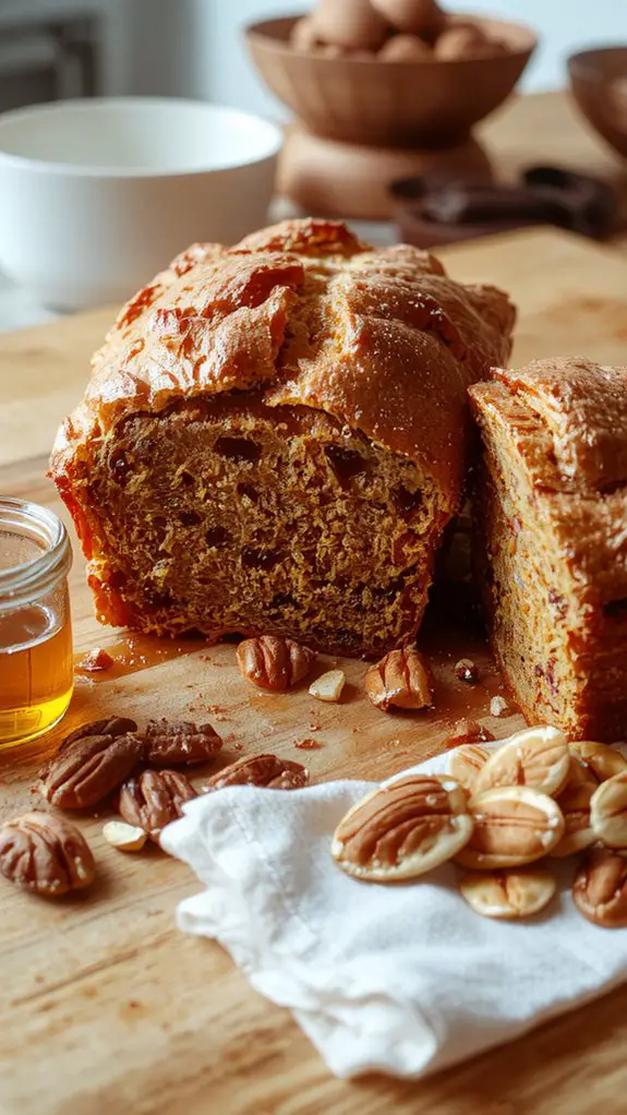 The Best Homemade Pumpkin Bread Recipe 3 add ins flour dusting