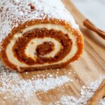 autumn spiced cake roll