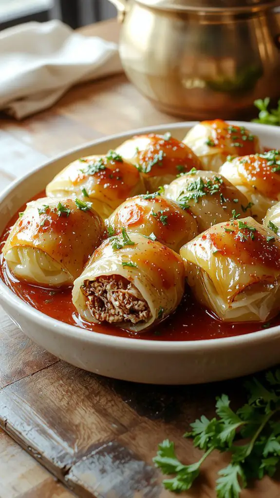 blanch fill roll simmer