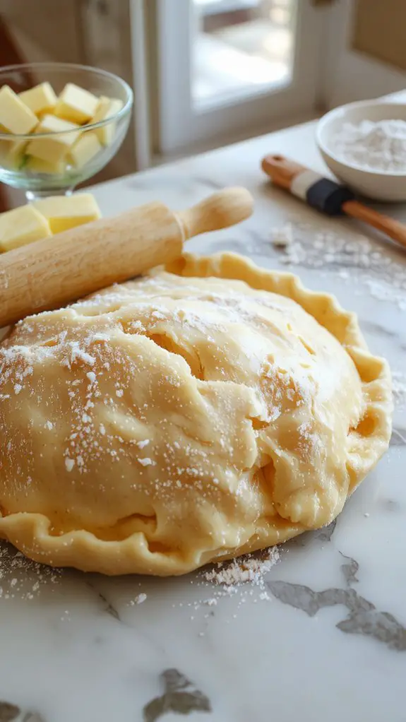 The Best Homemade Pie Crust Recipe 3 chill cut roll crimp