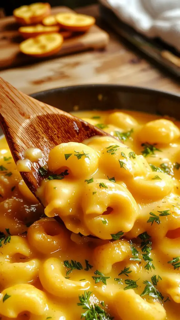 creamy cheese pasta delight