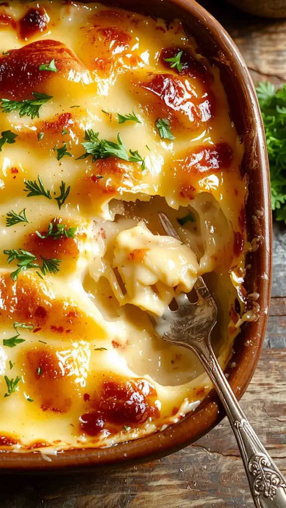 creamy cheese potato dish