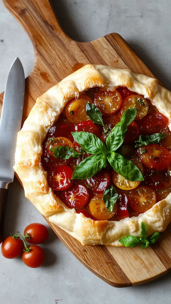 creamy cheesy tomato delight