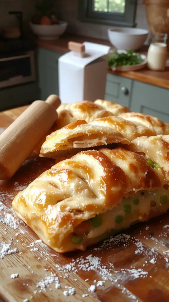 The Best Homemade Chicken Pot Pie Recipe 1 creamy chicken pie dish