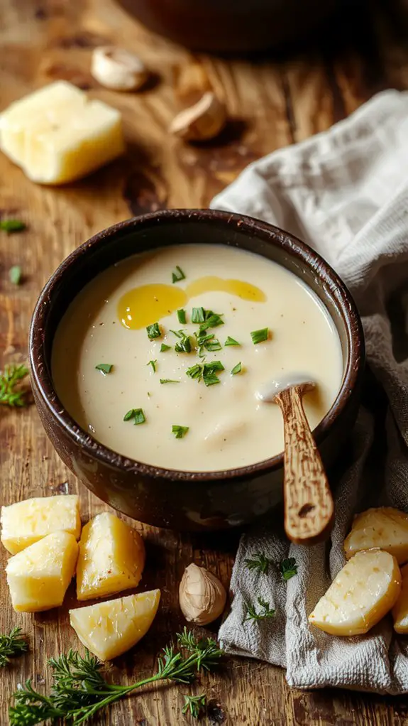 creamy comforting potato dish
