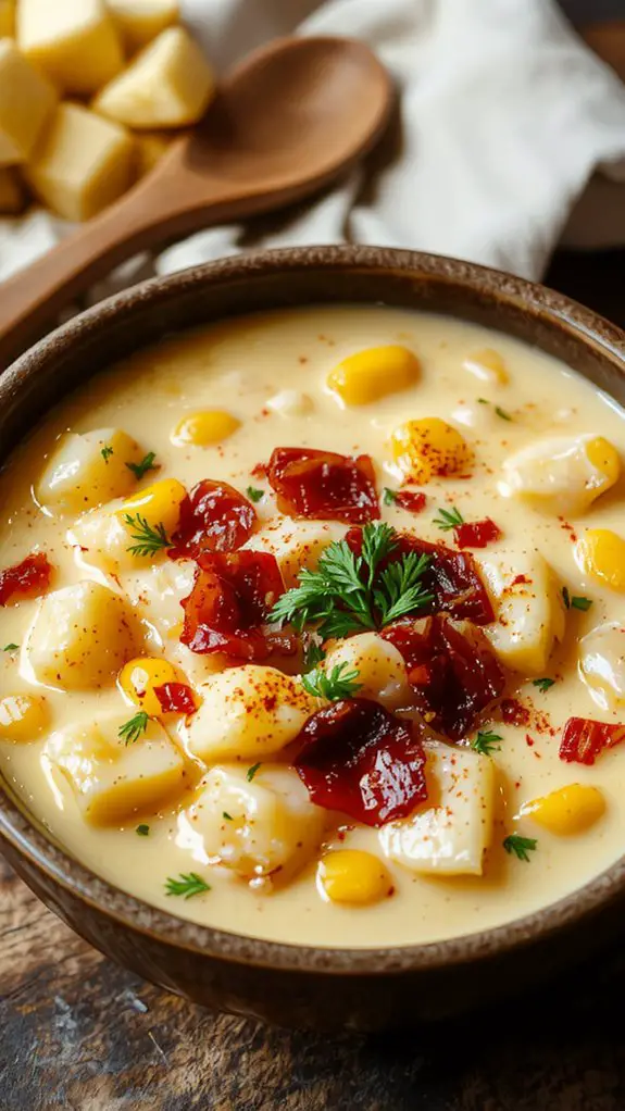 creamy corn soup recipe
